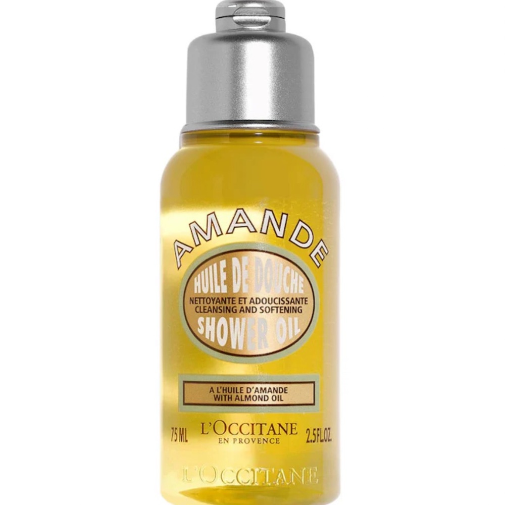 NEW L'Occitane 
Cleansing And Softening Shower Oil With Almond Oil Mini